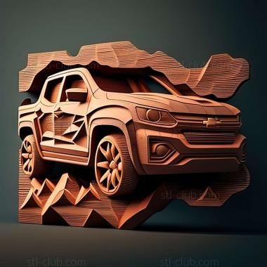 3D model Chevrolet Colorado (STL)